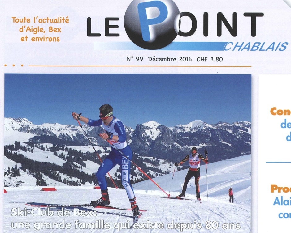 Le ski-club dans Le Point Chablais…