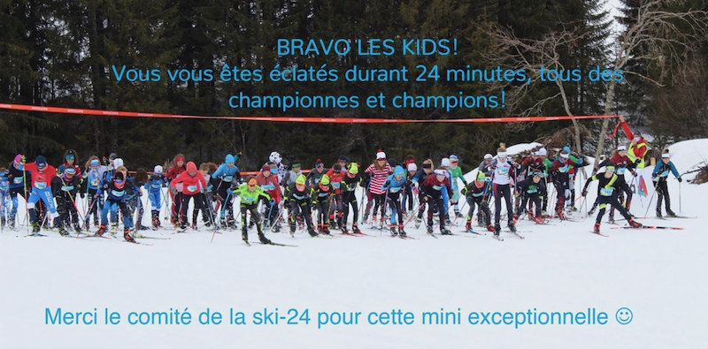 Mini ski-24…7 podiums individuels et une 2ème place en équipe…