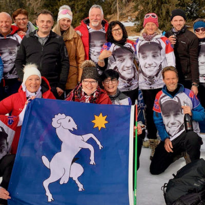 Les supporters à Lenzerheide pour le Tour de Ski…