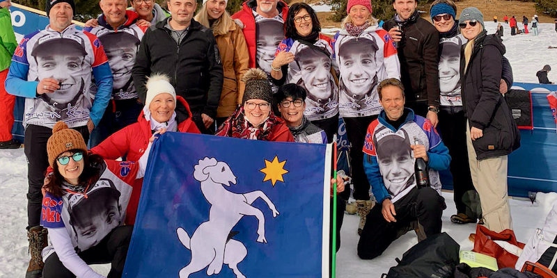 Les supporters à Lenzerheide pour le Tour de Ski…